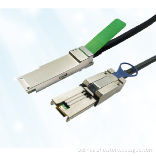 Qsfp to Minisas (SFF-8088) DDR Cable